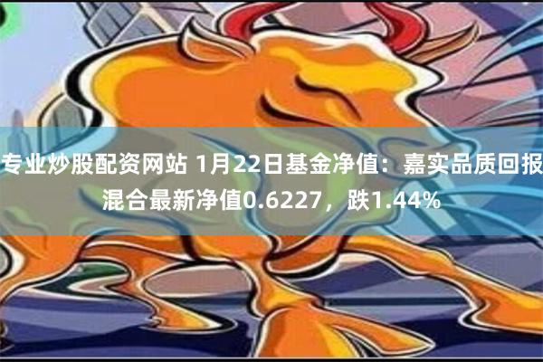 专业炒股配资网站 1月22日基金净值：嘉实品质回报混合最新净值0.6227，跌1.44%