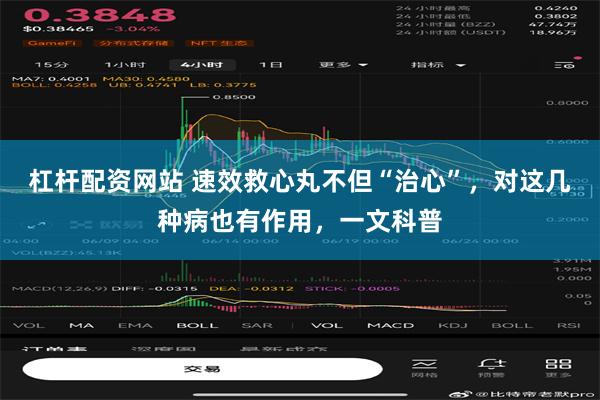 杠杆配资网站 速效救心丸不但“治心”，对这几种病也有作用，一文科普
